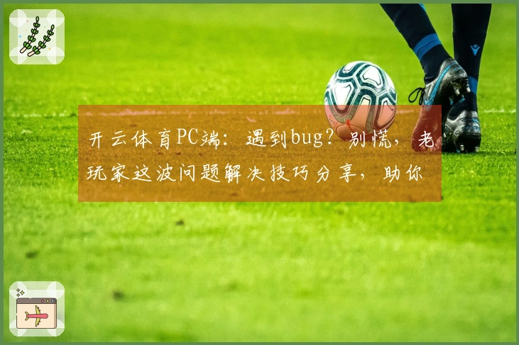 开云体育PC端：遇到bug？别慌，老玩家这波问题解决技巧分享，助你丝滑游戏！
